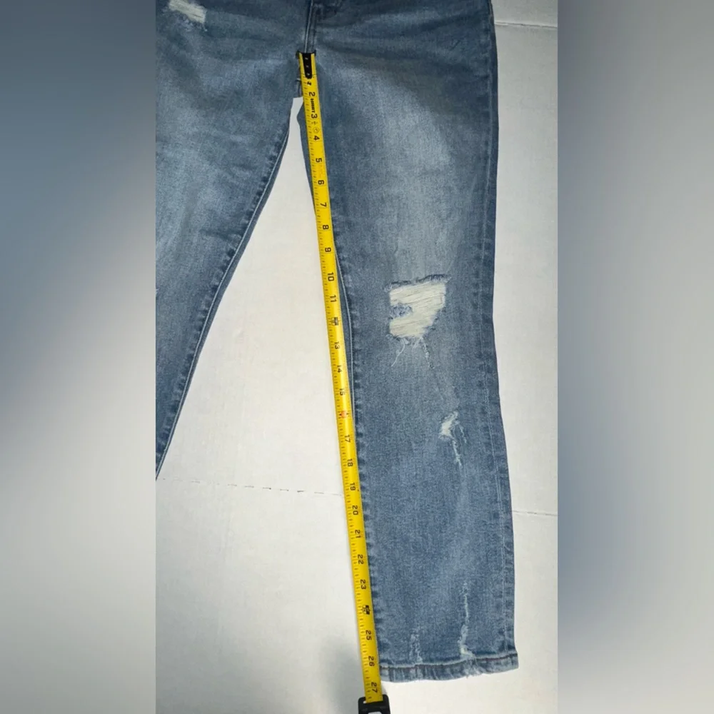 Kut from the Kloth Size 0 Reese Fab Ab Ankle Straight Leg High Rise Blue - Picture 8 of 9